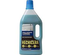 Hechicera Limpia y Abrillanta, Multisuperficies, con Cera Natural, Todo Tipo de Suelos, Brillo Impecable, Uso Frecuente, Sin aclarado, Contenido, Negro Estandar, 750 Mililitros