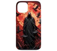 Hechicero Oscuro y Sangre Luna Oscura Cuervos góticos fantasía Carcasa para iPhone 13
