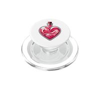Hechizo De Amor San Valentín Rojo Rosa Poción Pareja Hechizo PopSockets PopGrip para MagSafe