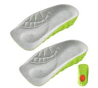 HECHKJ Plantillas Talon 2,5 cm, Alzas para Zapatos Hombre Suave, Alzas para Zapatos Antideslizante, Plantillas Elevadoras con Soporte Arco Plantar, para Aumentar Altura, Masajear, Aliviar Fatiga Pie