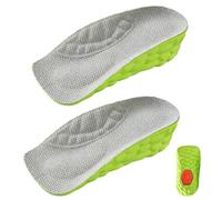 HECHKJ Plantillas Talon 3,5 cm, Alzas para Zapatos Antideslizante, Alzas para Zapatos Hombre Suave, Plantillas Elevadoras con Soporte Arco Plantar, para Aumentar Altura, Masajear, Aliviar Fatiga Pie