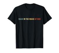 Hecho a la Imagen de Dios Vintag Christian tee God Bible Camiseta