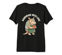 Hecho a Mano con Love Potter Armadillo Clay Pot Entusiasta Anim Camiseta Premium