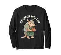 Hecho a Mano con Love Potter Armadillo Clay Pot Entusiasta Anim Manga Larga