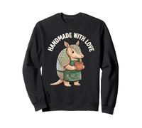 Hecho a Mano con Love Potter Armadillo Clay Pot Entusiasta Anim Sudadera