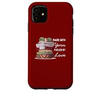 Hecho con hilo, amante del hilo, ganchillo, dama tejedora Carcasa para iPhone 11