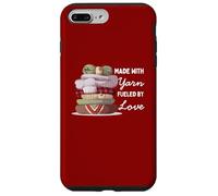 Hecho con hilo, amante del hilo, ganchillo, dama tejedora Carcasa para iPhone 7 Plus/8 Plus