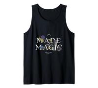 Hecho de estética mística Floral de Gato mágico Camiseta sin Mangas