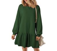 Hecho de tela de punto suave y elástica que se mueve con tu cuerpo, proporcionando comodidad durante todo el día, ya sea que estés entrenando, vestido deportivo de punto atlético, cuello redondo