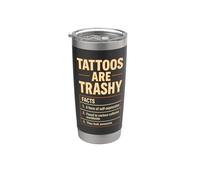 Hecho del tatuaje Basura Humor del tatuaje Autoexpresión Identidad Vaso térmico de acero inoxidable de doble pared