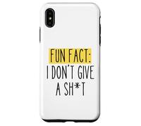 Hecho Divertido: No doy Humor sarcástico Dicho Divertido Carcasa para iPhone XS MAX