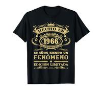 Hecho En 1966 Cumpleaños 60 Años Siendo Un Fenómeno Camiseta