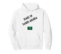 Hecho en Arabia Saudita con Bandera Divertida Sudadera con Capucha