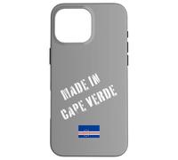 Hecho en Cabo Verde con Bandera Divertido Carcasa para iPhone 16 Pro MAX