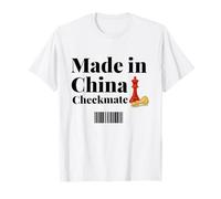 Hecho en China Jaque Mate Sarcástico Estrategia Política Humor Camiseta