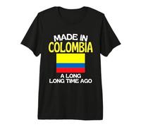 Hecho en Colombia Hace Mucho Tiempo Divertido Cumpleaños Colombiano Camiseta Premium