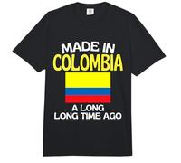 Hecho en Colombia Hace Mucho Tiempo Divertido Cumpleaños Colombiano Comfort Colors Adult Heavyweight T-Shirt