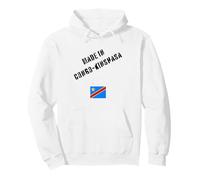 Hecho en Congo-Kinshasa con Bandera Divertida Sudadera con Capucha