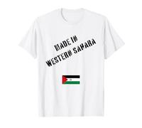 Hecho en el Sáhara Occidental con Bandera Divertida Camiseta