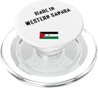 Hecho en el Sáhara Occidental con Bandera Divertida PopSockets PopGrip para MagSafe