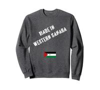 Hecho en el Sáhara Occidental con Bandera Divertida Sudadera