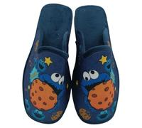 HECHO EN ESPAÑA Zapatillas de Casa para Hombre, Suela Antideslizante, (moustro galletas 2, 41, Sistema tallas calzado EU, Adulto, Números, mediano, 41)