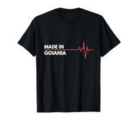 Hecho en Goiania, Brasil, ciudad de nacimiento de Brasil Camiseta