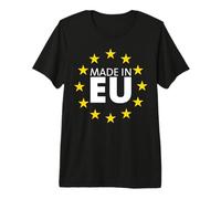 Hecho en la UE, Divertido diseño de sátira política Pro Europa Camiseta Premium