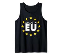 Hecho en la UE, Divertido diseño de sátira política Pro Europa Camiseta sin Mangas