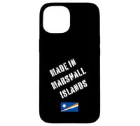 Hecho en Las Islas Marshall con Bandera Divertida Carcasa para iPhone 15