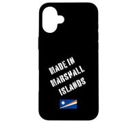 Hecho en Las Islas Marshall con Bandera Divertida Carcasa para iPhone 16 Plus