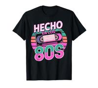 Hecho En Los 80s Latino Retro Vintage México Español Orgullo Camiseta