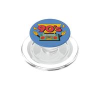 Hecho en los años 90 Retro Boombox Peace Sign Vintage 90s Lover PopSockets PopGrip para MagSafe