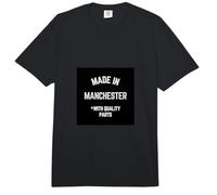 Hecho en Manchester Divertido Lema Nacido en Manchester Comfort Colors Adult Heavyweight T-Shirt