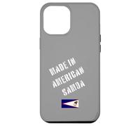 Hecho en Samoa Americana con Bandera Divertida Carcasa para iPhone 12 Pro MAX
