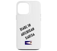 Hecho en Samoa Americana con Bandera Divertida Carcasa para iPhone 13 Pro MAX