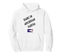Hecho en Samoa Americana con Bandera Divertida Sudadera con Capucha