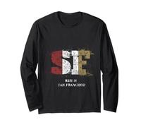 Hecho en San Francisco SF Vintage Heritage Culture Graphic Manga Larga