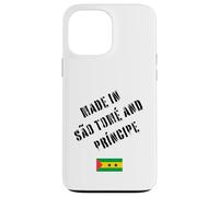 Hecho en Santo Tomé y Príncipe con Bandera Divertida Carcasa para iPhone 13 Pro MAX
