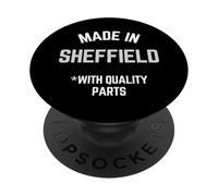 Hecho en Sheffield Divertido Lema Nacido en Sheffield PopSockets PopGrip Adhesivo