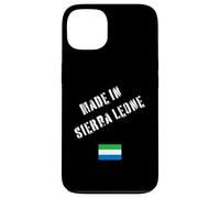 Hecho en Sierra Leona con Bandera Divertida Carcasa para iPhone 13