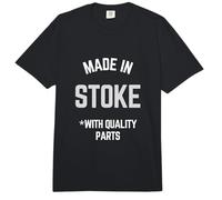 Hecho en Stoke Divertido Lema Nacido en Stoke Comfort Colors Adult Heavyweight T-Shirt