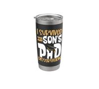 Hecho - mi hijo escribió una tesis doctoral Vaso térmico de acero inoxidable de doble pared