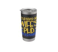 Hecho - mi mujer escribió una tesis doctoral Vaso térmico de acero inoxidable de doble pared