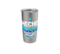 Hecho Nuevo Bautismo Agua Inglés Cristiano Español Fe Vaso térmico de acero inoxidable de doble pared