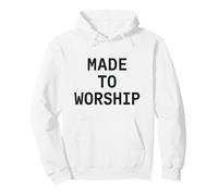 Hecho para adorar. Cita de Identidad Cristiana. Vintage. Sudadera con Capucha