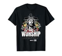 Hecho para Adorar Religioso Cristiano Dios Fe Jesucristo Camiseta