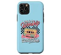 Hecho para Adorar Retro Casete Salmo 150 Arte Cristiano Carcasa para iPhone 11 Pro