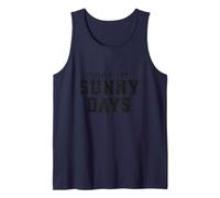 Hecho para días soleados Inspiración positiva del sol Camiseta sin Mangas