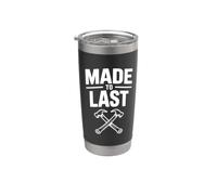 Hecho para durar el humor de los trabajadores de la construcción Vaso térmico de acero inoxidable de doble pared